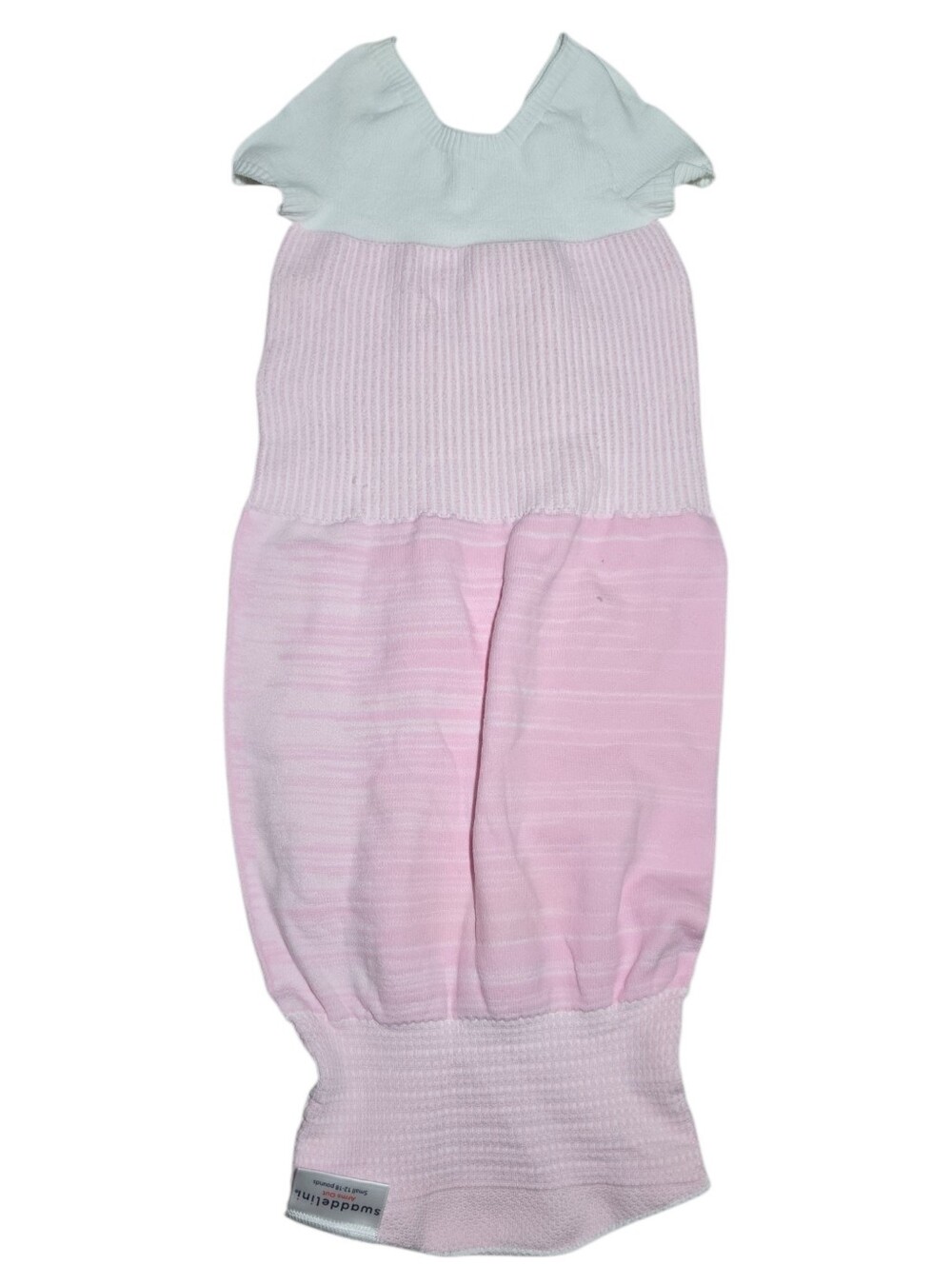 Swaddelini Arms Out Swaddle Pink Knit Sleep Sack - Small 12-18lbs